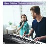 Coucheta 61 Key Electric Piano Keyboard - Portable, with Mic, Power Adapter, Speakers, for Beginners, Kids, Teaching, Great Gift - 2 of 4