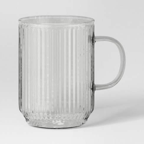 Ribbed Glass Pitcher Clear - Threshold™