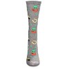 Memoi Women's "Luck Of The Irish" Rayon Blend Novelty Crew Sock Med Gray Heather 9-11 - 2 of 4