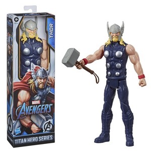 Avengers Marvel Titan Hero Series Blast Gear Thor Action Figure, 12" Toy, Inspired by The Marvel Universe, for Kids Ages 4 & Up - 1 of 3