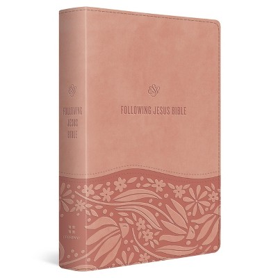ESV Following Jesus Bible (Trutone, Blush Rose) - (Leather Bound)