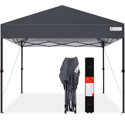 Best Choice Products 10x10ft Easy Setup Pop Up Canopy Instant Portable Tent w/ 1-Button Push, Carry Case - image 1 of 4