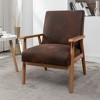 CENGHU Classic Mid-Century Modern Accent Chair, 25.38" Wide Living Room Chair, Upholstered Arm Chair for Living Room, Bedroom - 2 of 4