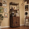 WhizMax 70.8" Industrial Kitchen Shelf, Large Microwave Storage Cabinet - 3 of 4