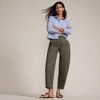Lands' End Women's High Rise Barrel Leg Chino Pants - 4 of 4