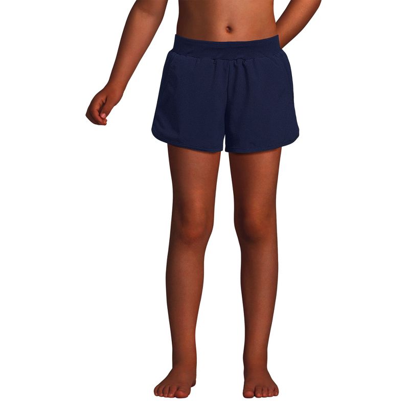 Lands' End Kids Comfort Waist Stretch Swim Shorts, 3 of 5