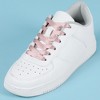 Allegra K Flat Satin Ribbon Solid Color Sports Shoes Sneakers Shoe Laces 2 Pairs - 2 of 4