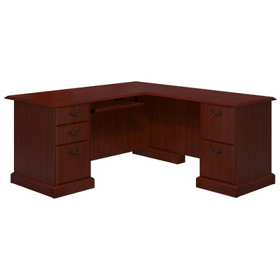 Bennington L-Desk from Kathy Ireland Home - Bush Furniture.