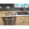Decorating Easter Beagle Dish Drying Mat Absorbent Dish Drying Mat Pad for Kitchen Counter Dish Drainer Mat for Countertop, 14 x 21", Multicolor - 3 of 4