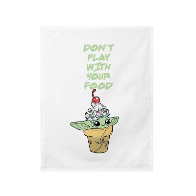 Star Wars Baby Yoda Grogu Don't Play Dish Towel