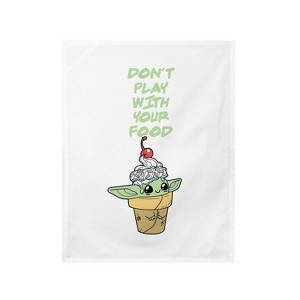 Star Wars Baby Yoda Grogu Don't Play Dish Towel - 1 of 1
