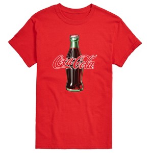 Men's - Coca-cola - Coke Bottle Logo Short Sleeve Graphic T-Shirt - 1 of 3
