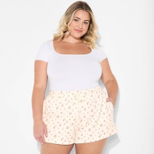 Women's High-Rise Pull-On Shorts - Wild Fable™ - 1 of 3