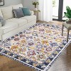 Washable Area Rug,Non-Slip Thin Low-Pile Carpet for Living Room, Bedroom, Dining, Kitchen & Playroom - 3 of 4