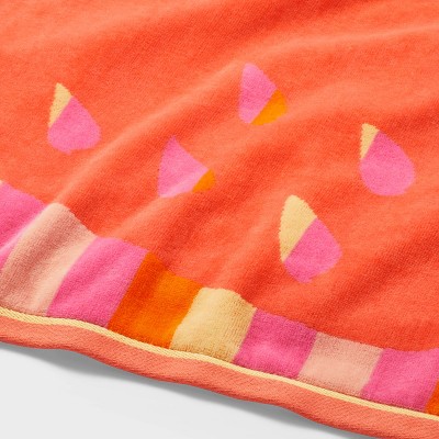 XL Jacquard Strawberries Beach Towel - Sun Squad&#8482;_1