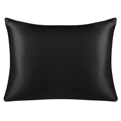 1 Pc Queen 100% Natural Silk for Hair and Skin Pillowcase Black - PiccoCasa