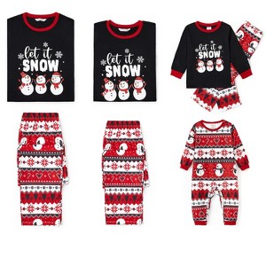 PATPAT Family Christmas Pjs Matching Sets Holiday Jammies Sleepwear Christmas Pajamas for Family Xmas Outfits with Socks - 1 of 1