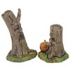 Department 56 Villages 4.0 Inch Scary Stumps Spooky Leaves Pumpkin Tree Village Accessories - 2 of 3