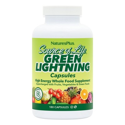 Source of Life Green Lightning by Nature's Plus  -  180 Capsule