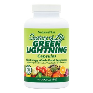 Source of Life Green Lightning by Nature's Plus  -  180 Capsule - 1 of 3