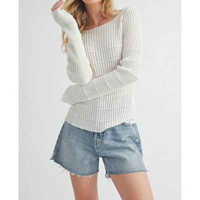 Women's Rashada Knitted Top - AEMI + CO L