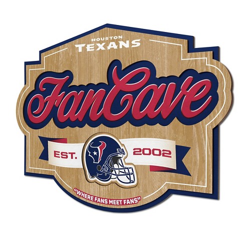 YouTheFan NFL Houston Texans Fan Cave Sign