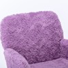 Kumasinova Luxury Velvet Swivel Office with Reclining Back,Chic Height Adjustable Ergonomics Computer Chair with Wheel,Versatile Vanity Chairs - 2 of 4