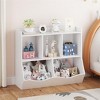 Kids Toy Bookshelf, Bookcase with Multi Shelf, Cubby Organizer Cabinet for Storage Books and Toys, for Bedroom, Playroom, Classroom, Nursery, Daycare - 2 of 4
