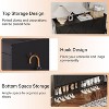 Shoe Cabinet Storage for Entryway,4-Door Double-Layer Shoe Storage Cabinet,Large Shoe Organizer for Entryway,Retro Wood Material Shoe Organizer - 3 of 4