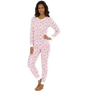 Comfort Choice Plus Size Thermal Crewneck Long-Sleeve Top - 1 of 4