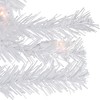 Northlight Pre-Lit Slim Woodbury White Pine Artificial Christmas Tree - 3' - Clear Lights - 2 of 4