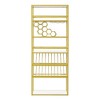 LOVMOR 7-Tier Wine Baker Rack With Glass Holder & Wine Storage - 2 of 4