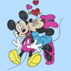 Men's Mickey & Friends Valentine's Day Minnie Mouse Smooch T-Shirt - 2 of 4