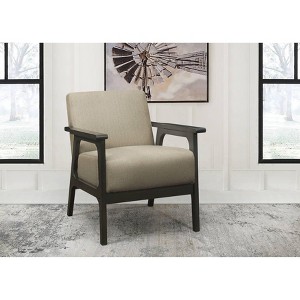 CAVINAS Polyester Accent Chair with High Back and Rubberwood Legs,Modern Upholstered Living Room Chairs,Reading Chairs for Living Room - 1 of 4