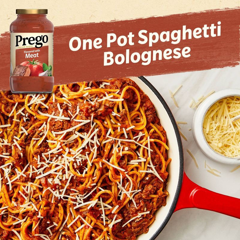 Prego Pasta Sauce Italian Tomato Sauce with Meat - 24oz, 3 of 12