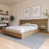 Nexera 4pc Queen Napa Bedroom Set Brown Oak - 3 of 4