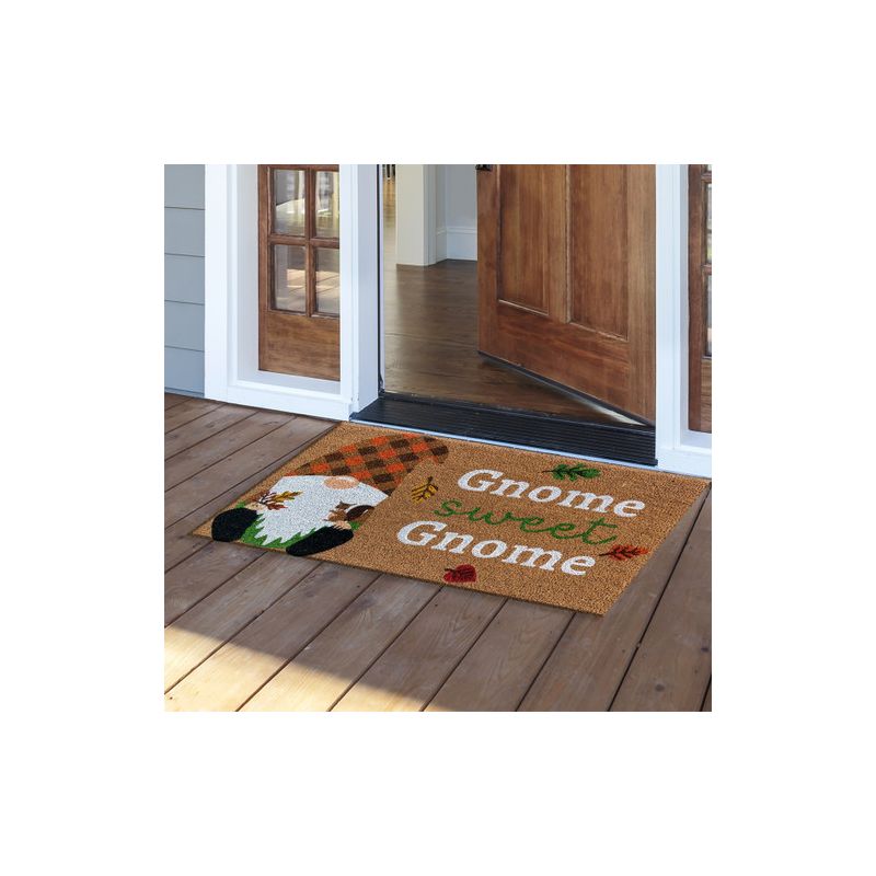 Fall Gnome Coir Doormat 30" x 18" Indoor Outdoor Briarwood Lane, 2 of 4