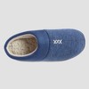 Isotoner Women's Marisol Microsuede & Heathered Knit Hoodback Slippers - 3 of 4