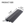 50 Pieces of 11.7" x 3.16" Textured Plastic Wood Deck Tiles for Outdoor Terrace Flooring, Light Gray - 4 of 4