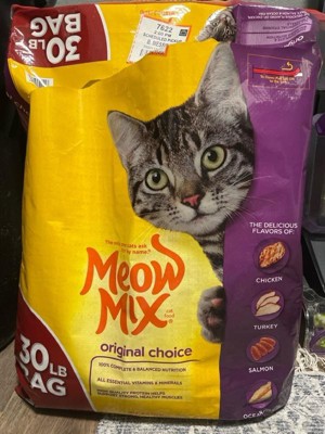 Meow Mix Original Choice With Flavors Of Chicken Turkey Salmon