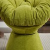 FURNIinspire Accent Chair Oversized Swivel Accent Chair 360 Swivel Barrel Chair Papasan Chair For Living Room Bedroom, Green, 36.62"*24.80"*17.32" - 4 of 4