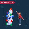 Joiedomi 6 FT Christmas Inflatable Stacked Snowman with Build-in LEDs Blow Up Inflatables for Xmas Party, Indoor Outdoor Yard Garden Lawn Winter Decor - 4 of 4