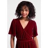 Moves Like A Dance Velvet Midi Dress - 3 of 4