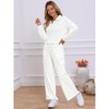 Jess by Meiko Women's Half Zip Pullover and Cargo Pants Set - 2 of 4