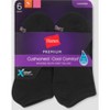 Hanes Premium Women's 6pk Cushioned No Show Socks - 5-9 - 2 of 2
