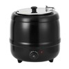 Commercial-Grade Soup Warmer with Rotating Lid, Removable Stainless Steel Inner Pot, Heat-Resistant Handle, Suitable for Parties, Banquets, Buffets - 2 of 4