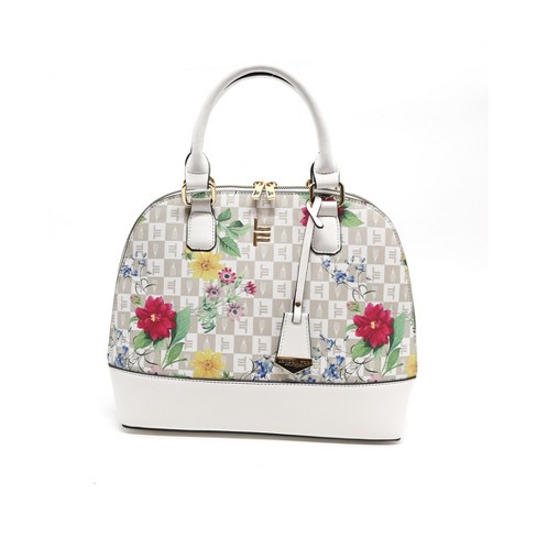 London Fog Tulip Signature Satchel Bag