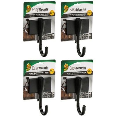 Duck EasyMounts Heavy Duty Wall Mounted Garage Hook, 2 Pack