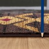 Brown Southwest Area Rug 2'7" x 7'3" ¨C Rustic Lodge-Style Runner Carpet for Hallway, Entryway, or Cabin D¨¦cor - Nertpow - 4 of 4