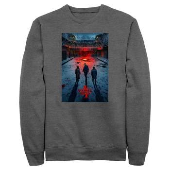 Men's Stranger Things Winter Rift Russia Poster Sweatshirt